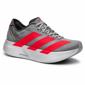 Adidas Adizero Adios Pro 4 "grey and red"